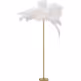 Lampa podłogowa FEATHER PALM - biały/złoty