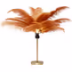 Lampa stołowa FEATHER PALM - rdzawy/złoty