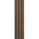 Lamele na filcu WOODLINE 2700x300 - czarny / dąb jasny