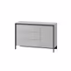 Komoda 1-drzwiowa GRIS GS-04 - szary/czarny