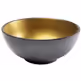 Misa z porcelany DIVA 1.4L - czarny/złoty