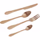 Zestaw 16 sztućców CUCINA - miedziany mat
