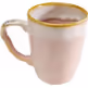 Kubek z uchem NALA 370 ml - różowy