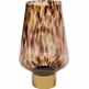 Wazon szklany CARAMEL 41 cm - brązowy