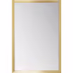 Lustro wiszące AREZZO BRASS 80x120 - złoty