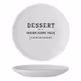 Talerzyk ceramiczny WENDY Dessert 13 - biały