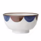 Miska porcelanowa CAMELLIA 16.5 - brązowy/biały