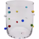 Szklanka PARTY DOTS - multikolor