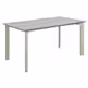 Stół z ceramicznym blatem PALERMO 160x90 - szary