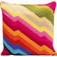 Poduszka dekoracyjna ARTISTIC ZIG ZAG 50x50 cm - wielokolorowy