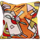 Poduszka dekoracyjna ORANGE 50x50 cm - wielokolorowy