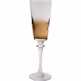 Kieliszek do szampana MIMI AMBER 24 cm - transparentny/brązowy