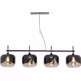 Lampa wisząca SMOKE GOBLET QUATTRO - czarny