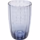 Szklanka CLUE 380 ml - transparentny/niebieski