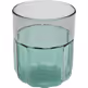 Szklanka DUETTO BASE - transparentny/niebieski