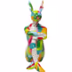 Figurka dekoracyjna RABBIT GILLIE Abstract - wielokolorowy