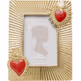 Ramka na zdjęcia FLAMING HEART DUE 10x15 - złoty