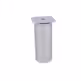 Nóżka okrągła D-860 z regulacją - aluminium / wys. 10 cm