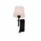 Kinkiet LUNA W4106-2BK+WH - czarny