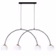 Lampa wisząca BOW 1220 poczwórna - czarny