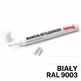 Pisak marker retuszerski do naprawy mebli RAL 9003 Biały 12 ml Folmag