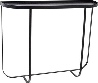 Konsole czarna 100x30x80 cm z metalu