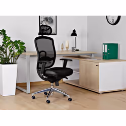 Fotel biurowy VIP - czarny