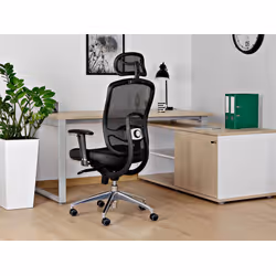 Fotel biurowy VIP - czarny
