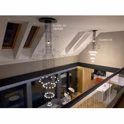 Lampa wisząca FLUSSO 43 - czarny