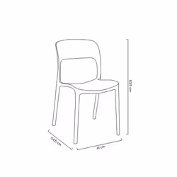 Krzesło ZING - biały