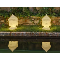 Lampa ogrodowa GOA 40 C biała - LED