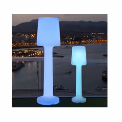 Lampa ogrodowa CARMEN 110 B biała - LED, wbudowana bateria