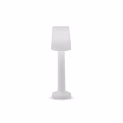 Lampa ogrodowa CARMEN 165 B biała - LED, wbudowana bateria