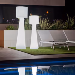 Lampa ogrodowa GRACE 140 C biała - LED