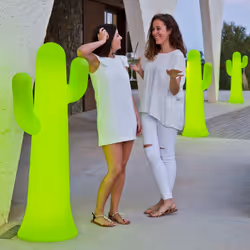 Lampa ogrodowa PANCHO C limonkowa - LED