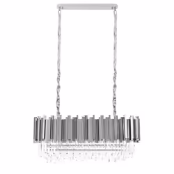 Lampa wisząca IMPERIAL LONG SILVER 90 - srebrny