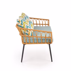 Sofa GARDENA 2S - naturalny/popielaty