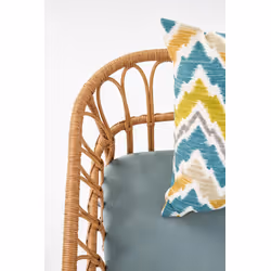 Sofa GARDENA 2S - naturalny/popielaty