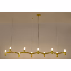 Lampa wisząca ATOMIC LONG - złoty