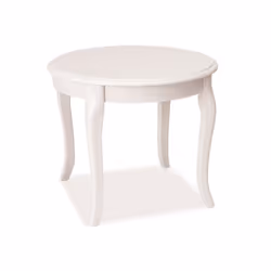Ława okrągła ROYAL D 60 cm - biały