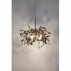 Lampa wisząca MONETE SINGLE - chrom