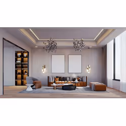 Lampa wisząca MONETE SINGLE - chrom