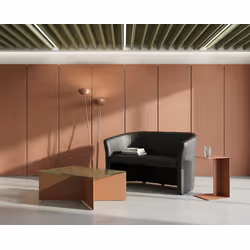 Sofa TM-2 ekoskóra - czarny