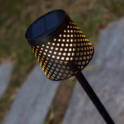 Lampa ogrodowa GRETA SOLAR NEGRO 5in1 czarna - LED