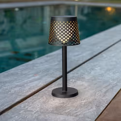 Lampa ogrodowa GRETA SOLAR NEGRO 5in1 czarna - LED