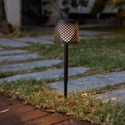 Lampa ogrodowa GRETA SOLAR NEGRO 5in1 czarna - LED