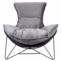 Fotel OTILIA STAND VELVET - szary
