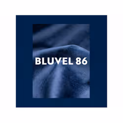 Podnóżek RON Velvet - granatowy Bluvel 86