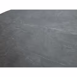 Stół okrągły ANGEL 120 cm - szary/czarny mat