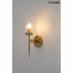 Lampa ścienna TORCH - złoty